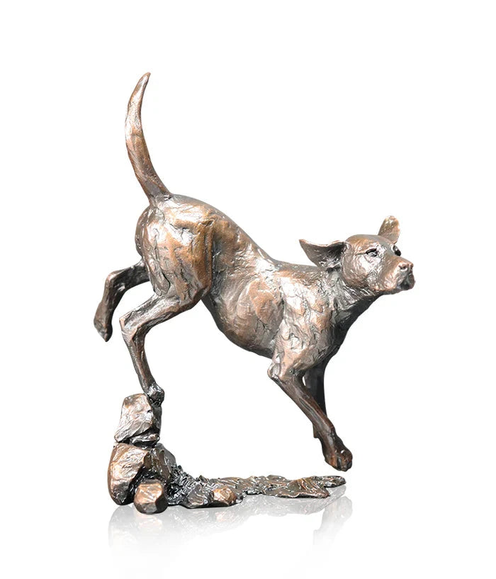 richard cooper limited edition bronze foxhound figurine - Charterwells