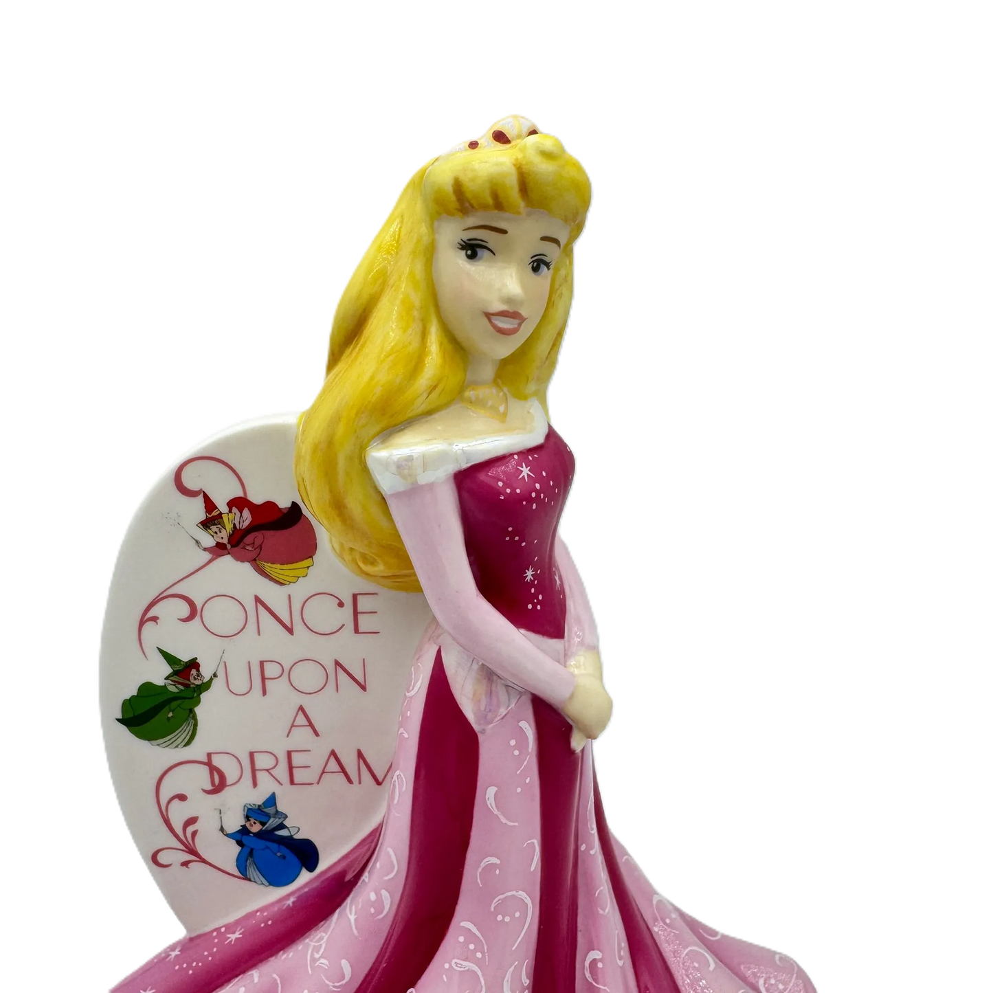 english ladies disney sleeping beauty princess aurora flatback figurine - Charterwells