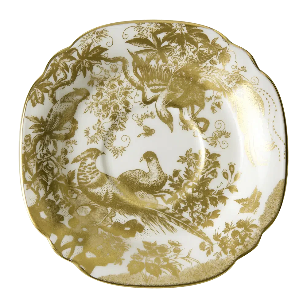 Royal Crown Derby Gold Aves Breakfast Cup & Saucer Charterwells