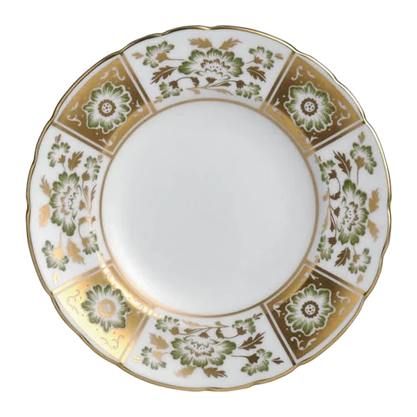 Royal Crown Derby Green Panel 36 Pc Dinner Set Charterwells