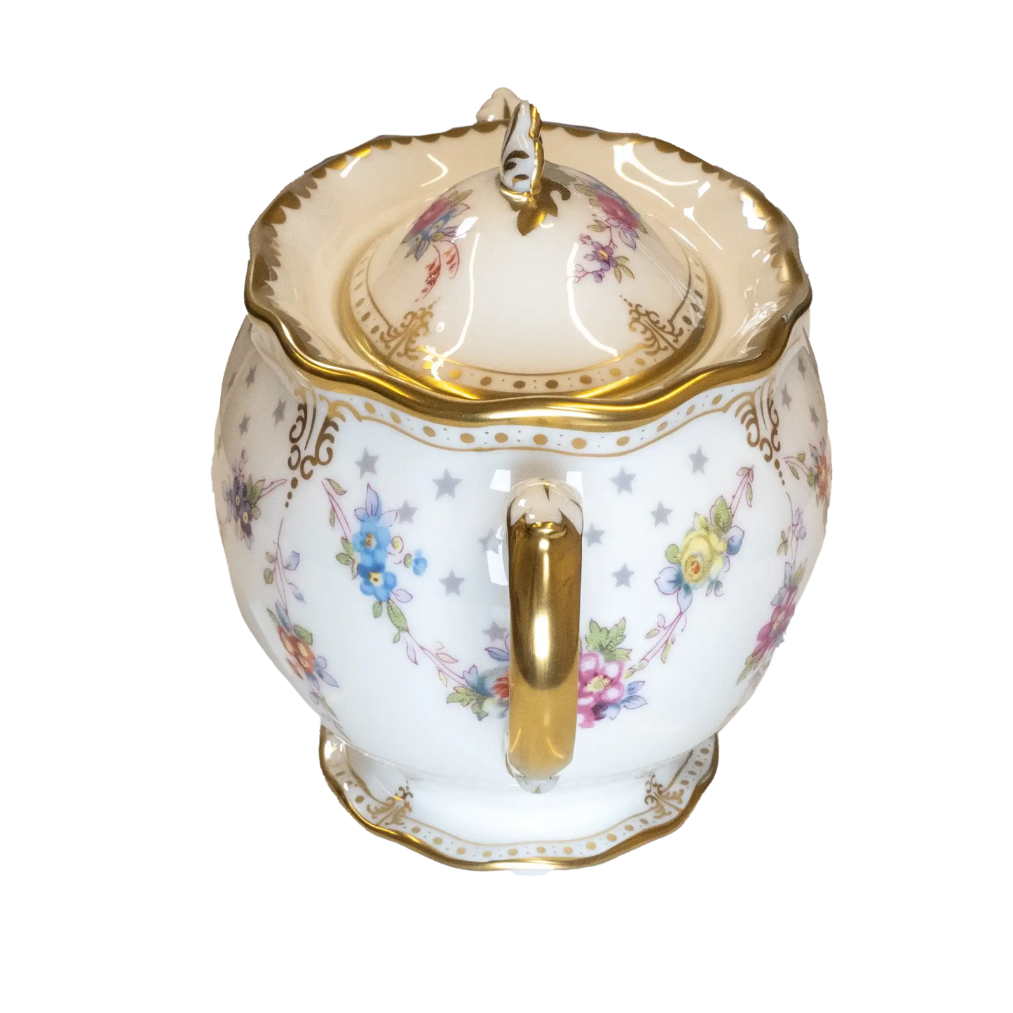 Royal Crown Derby Antoinette Covered Sugar Bowl Charterwells