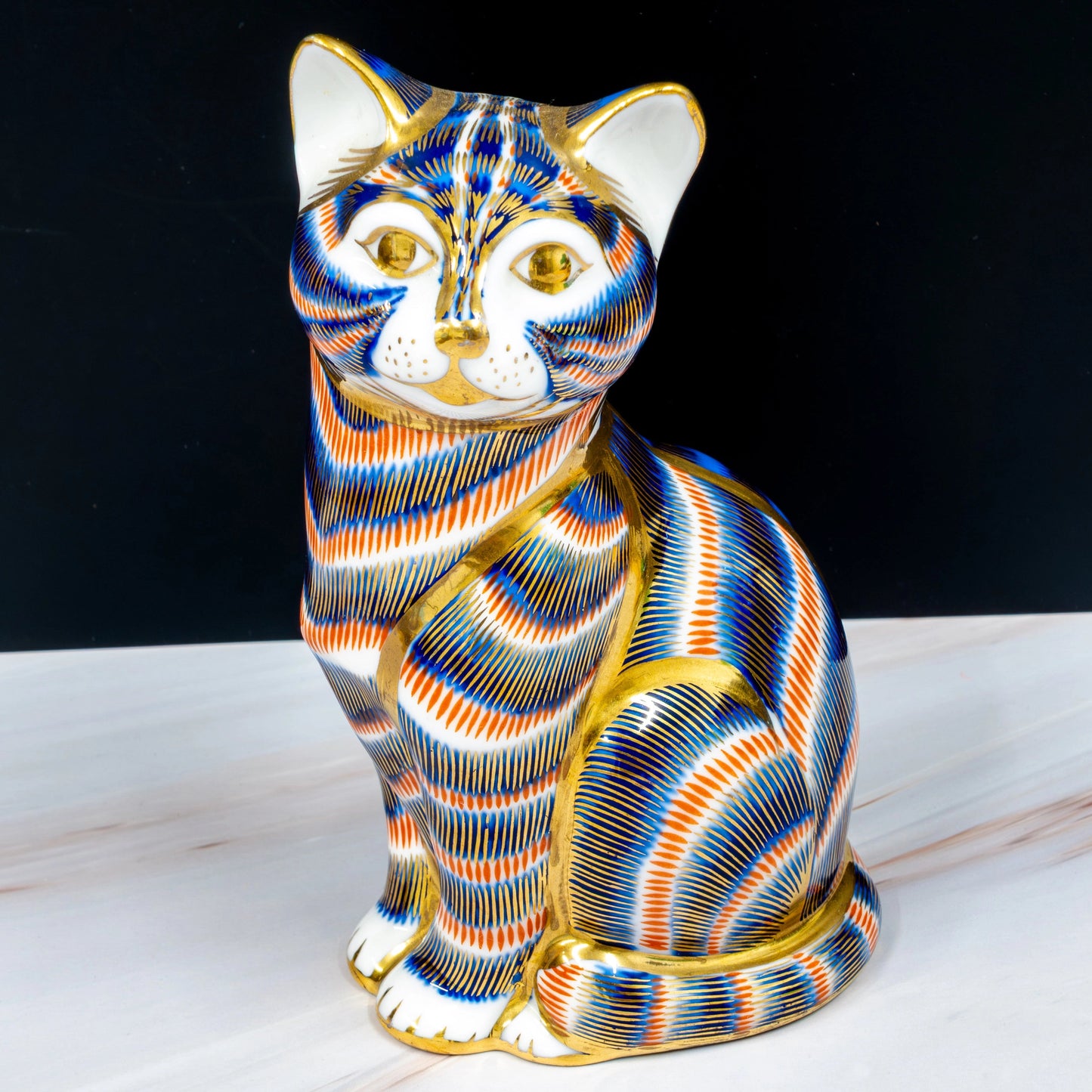 Royal Crown Derby Doulton Cat Paperweight Bone China Charterwells