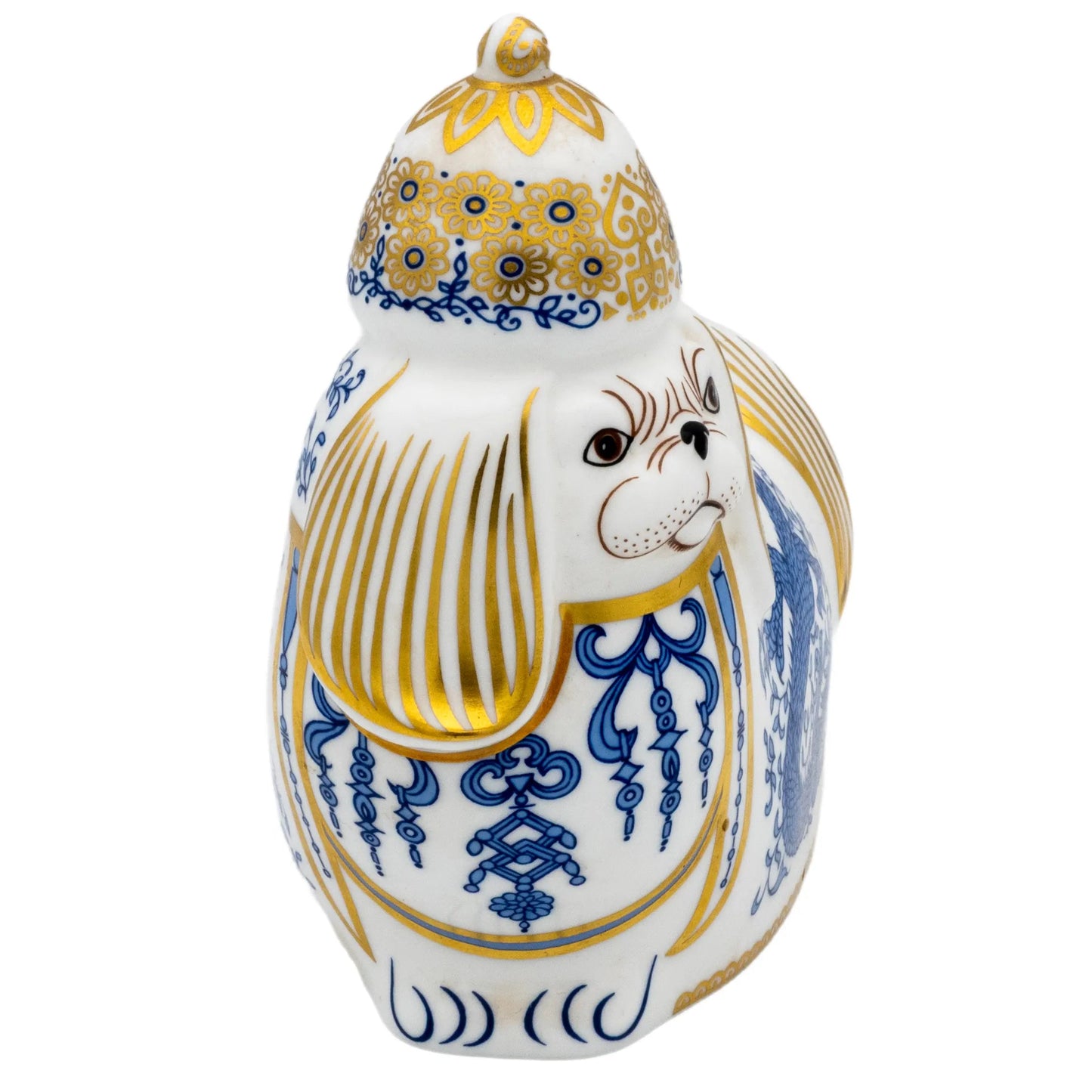 Royal Crown Derby National Dog Paperweight : Pekinese Charterwells