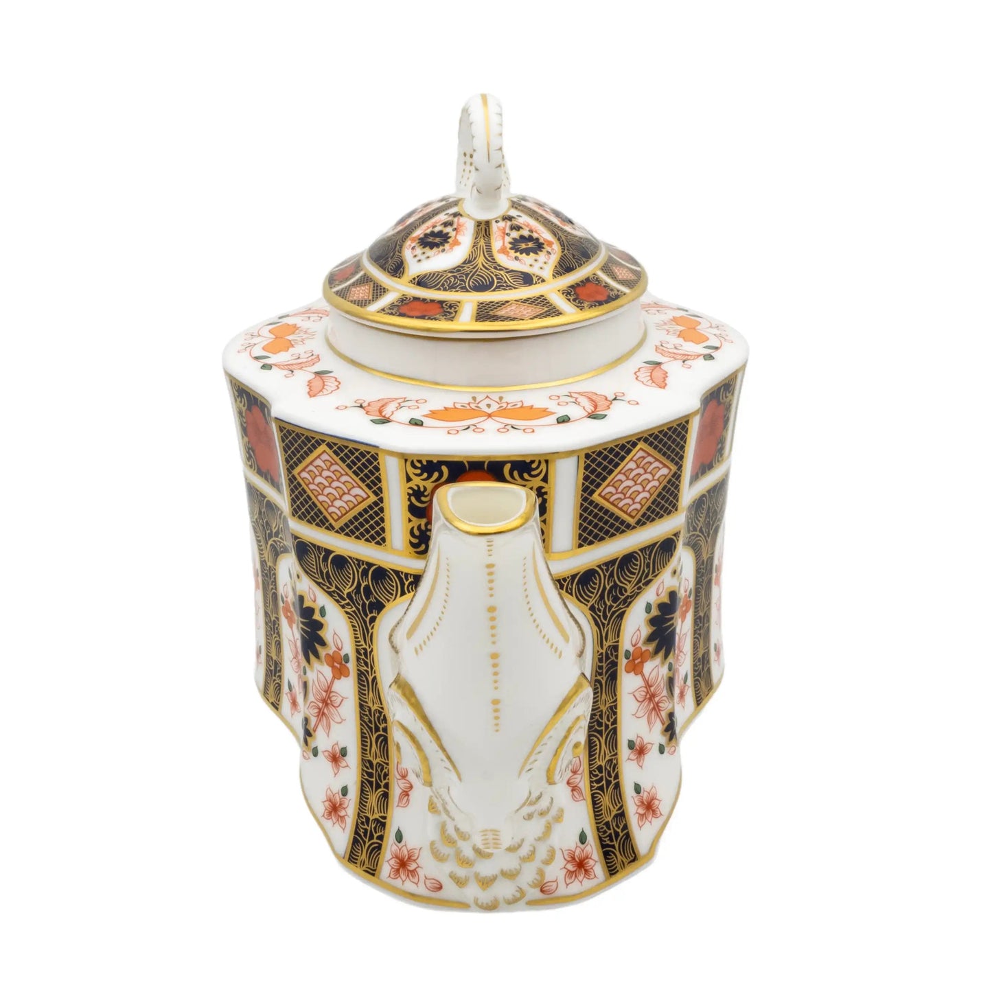 Royal Crown Derby Imari 1128 Ram Teapot Charterwells