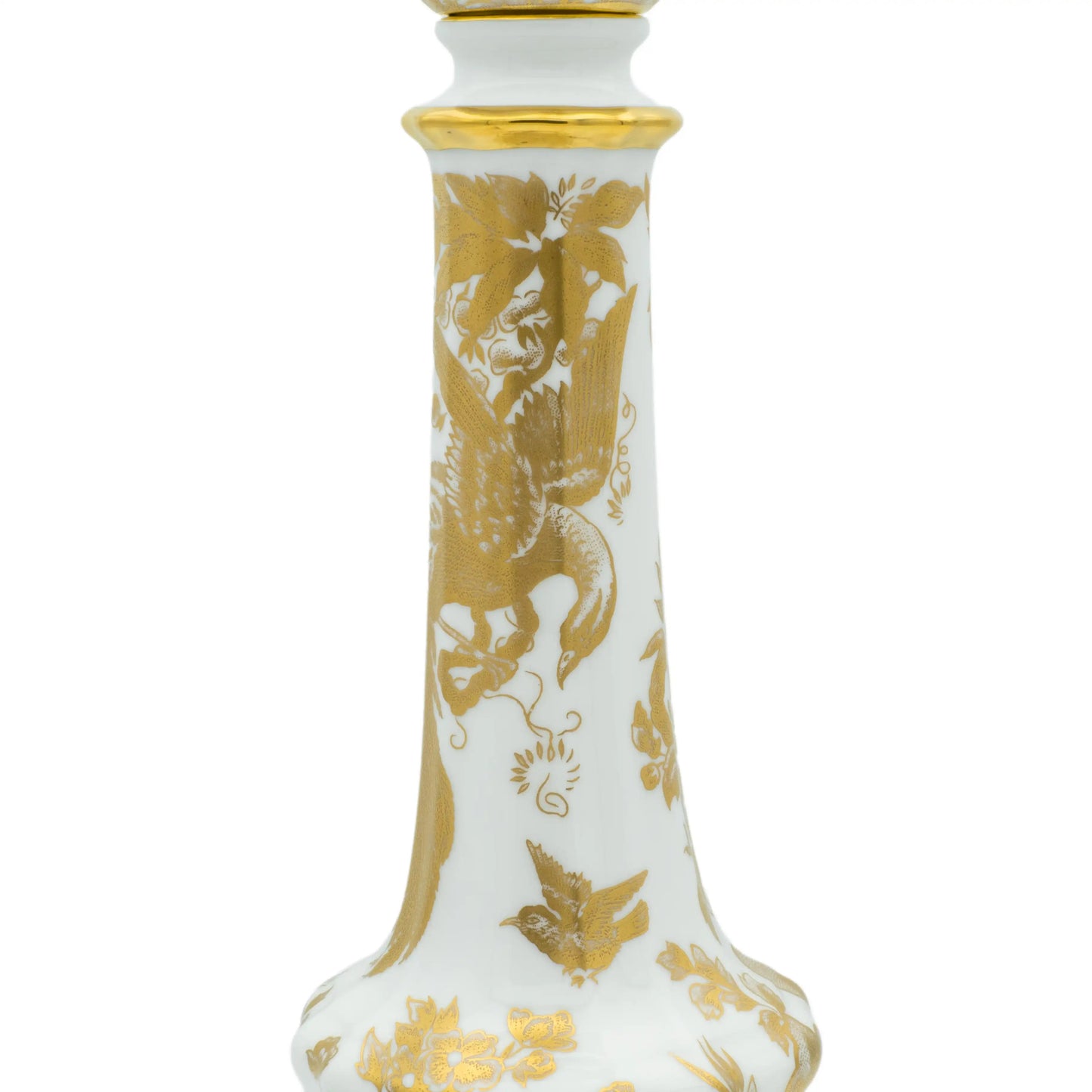 Royal Crown Derby Gold Aves Candlestick Charterwells