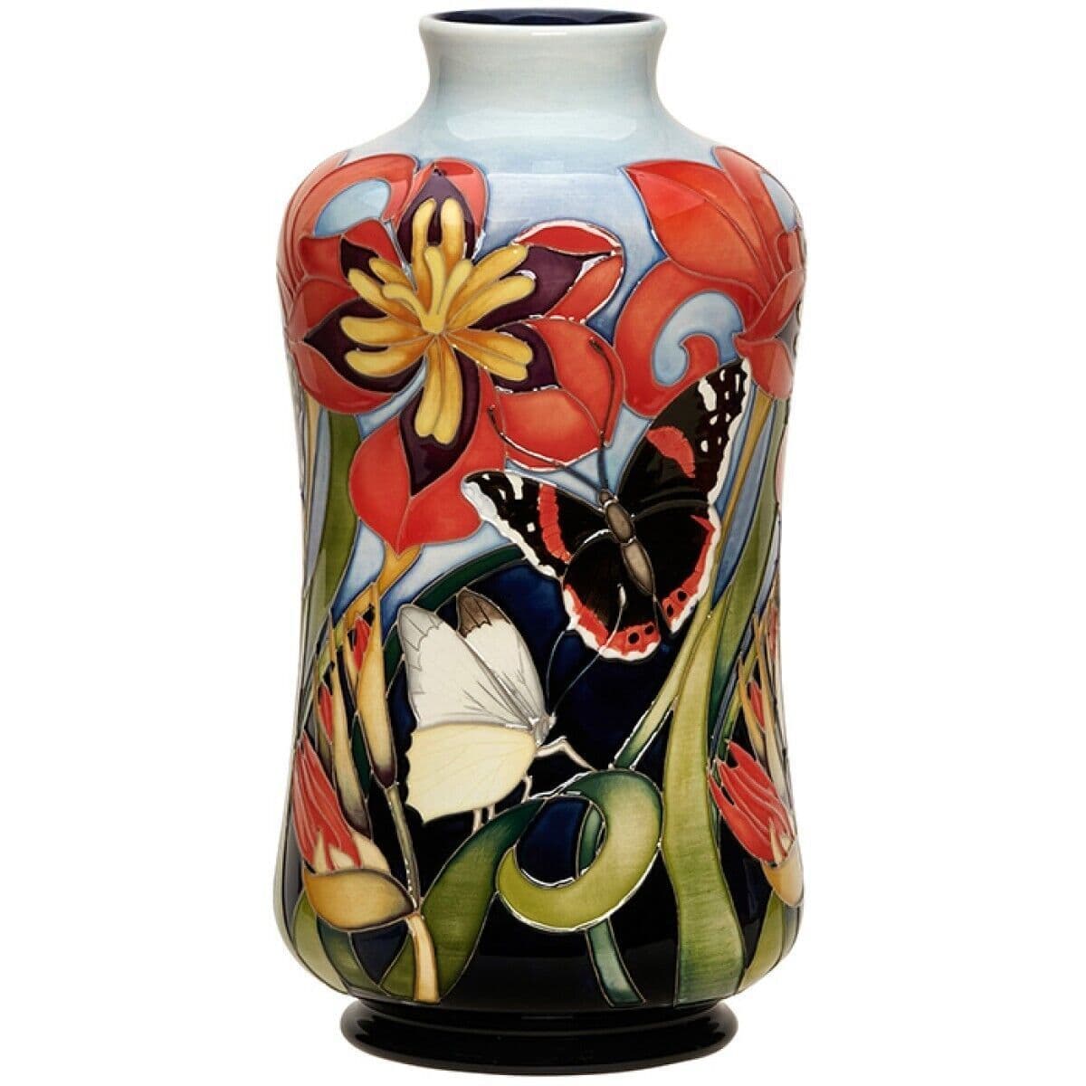 moorcroft limited edition fire bloom vase - Charterwells