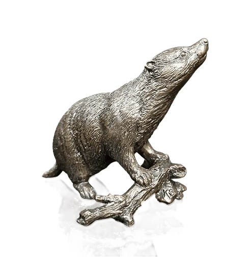 richard cooper bronze animals collection badger figurine - Charterwells
