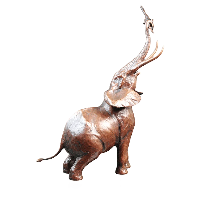 richard cooper bronze bull elephant figurine - Charterwells