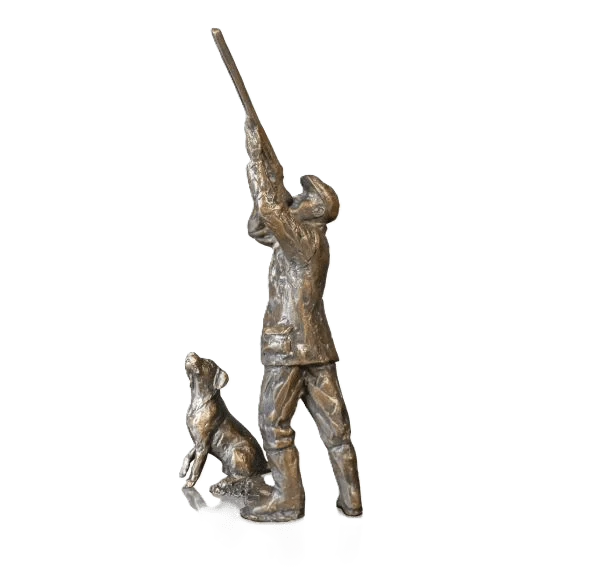 richard cooper bronze country pursuits collection high bird figurine - Charterwells