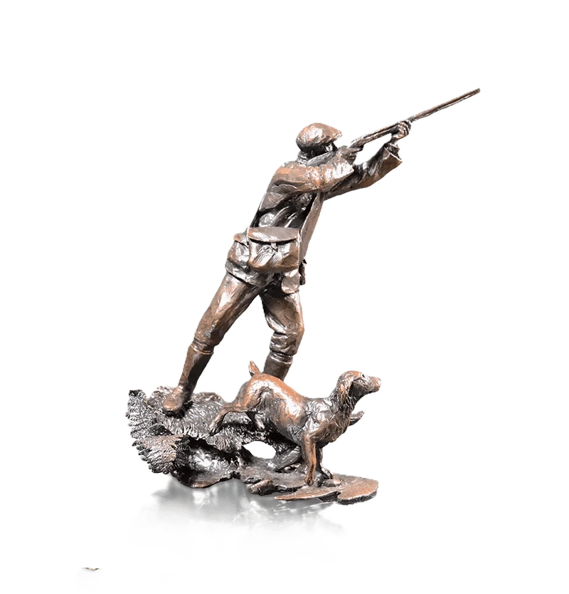 richard cooper bronze country pursuits collection riverbank figurine - Charterwells