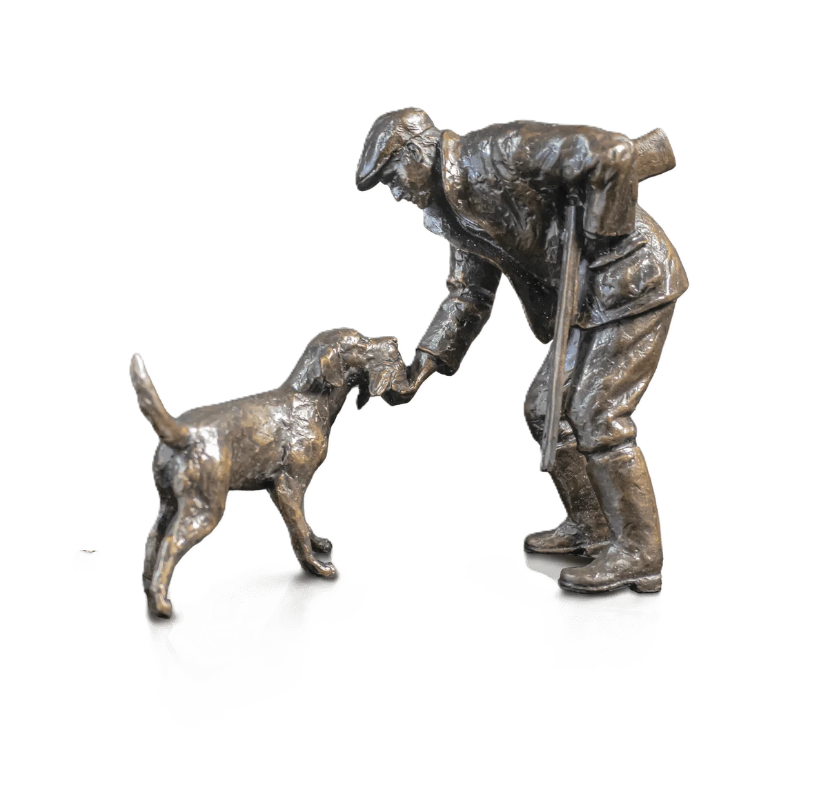 richard cooper bronze country pursuits collection safe retrieve figurine - Charterwells