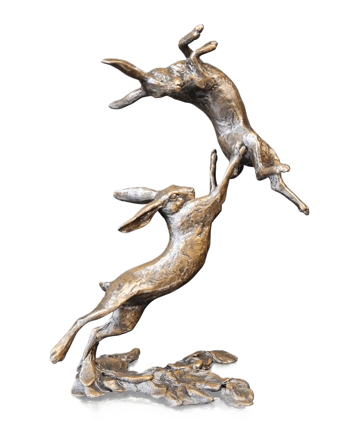richard cooper bronze hares collection small hares boxing - Charterwells