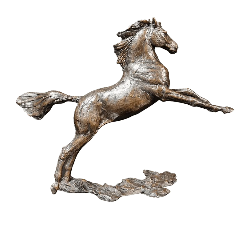 richard cooper bronze horses collection free spirit figurine - Charterwells
