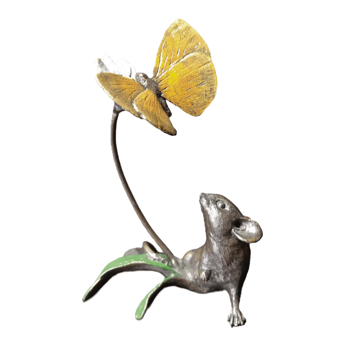 richard cooper bronze mice collection mouse butterfly figurine - Charterwells