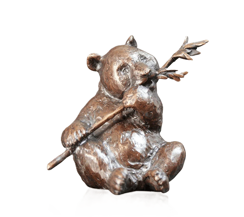 richard cooper bronze panda figurine - Charterwells