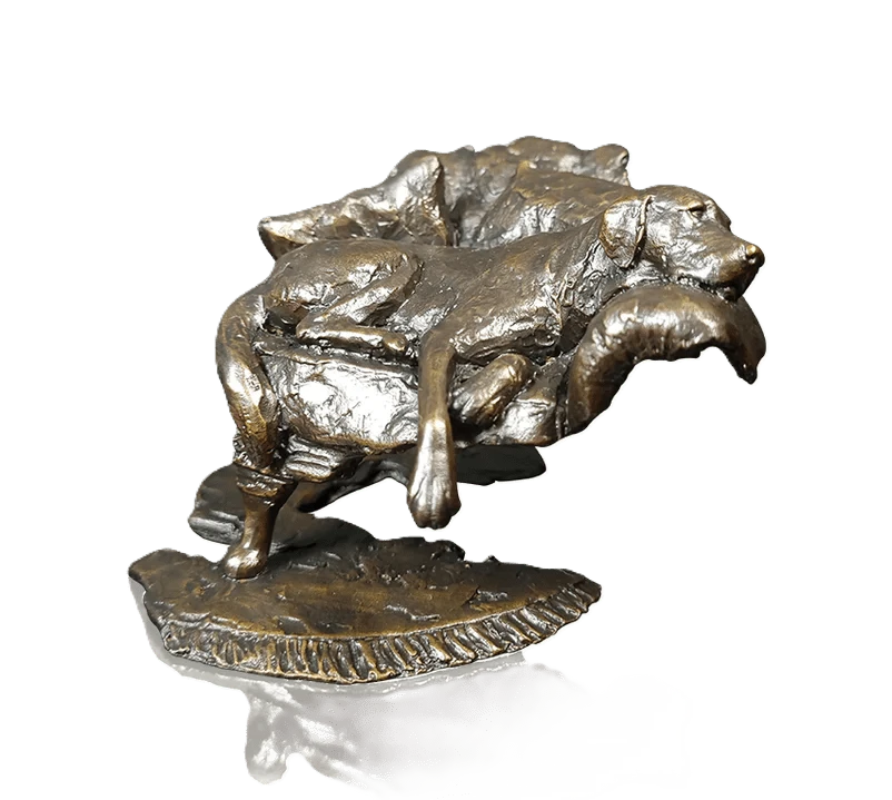 richard cooper limited edition bronze labrador in arm chair figurine - Charterwells