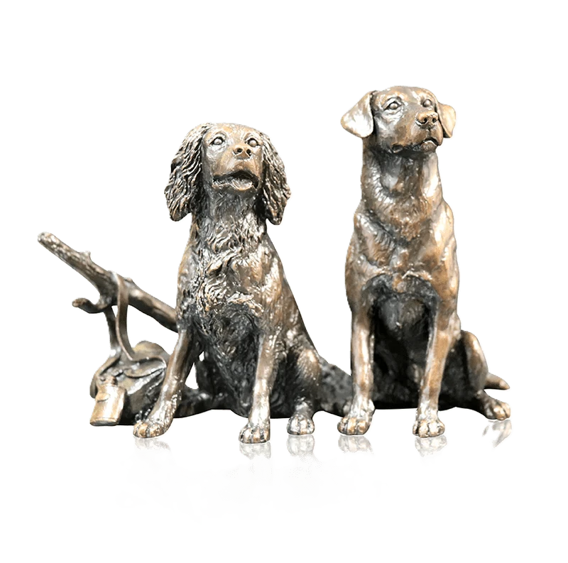 richard cooper limited edition bronze waiting for the guns figurine - Charterwells