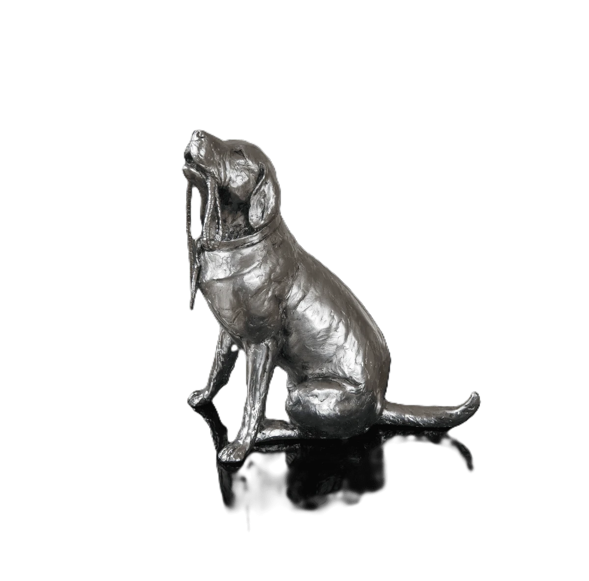 richard cooper nickel studio collection labrador figurine - Charterwells