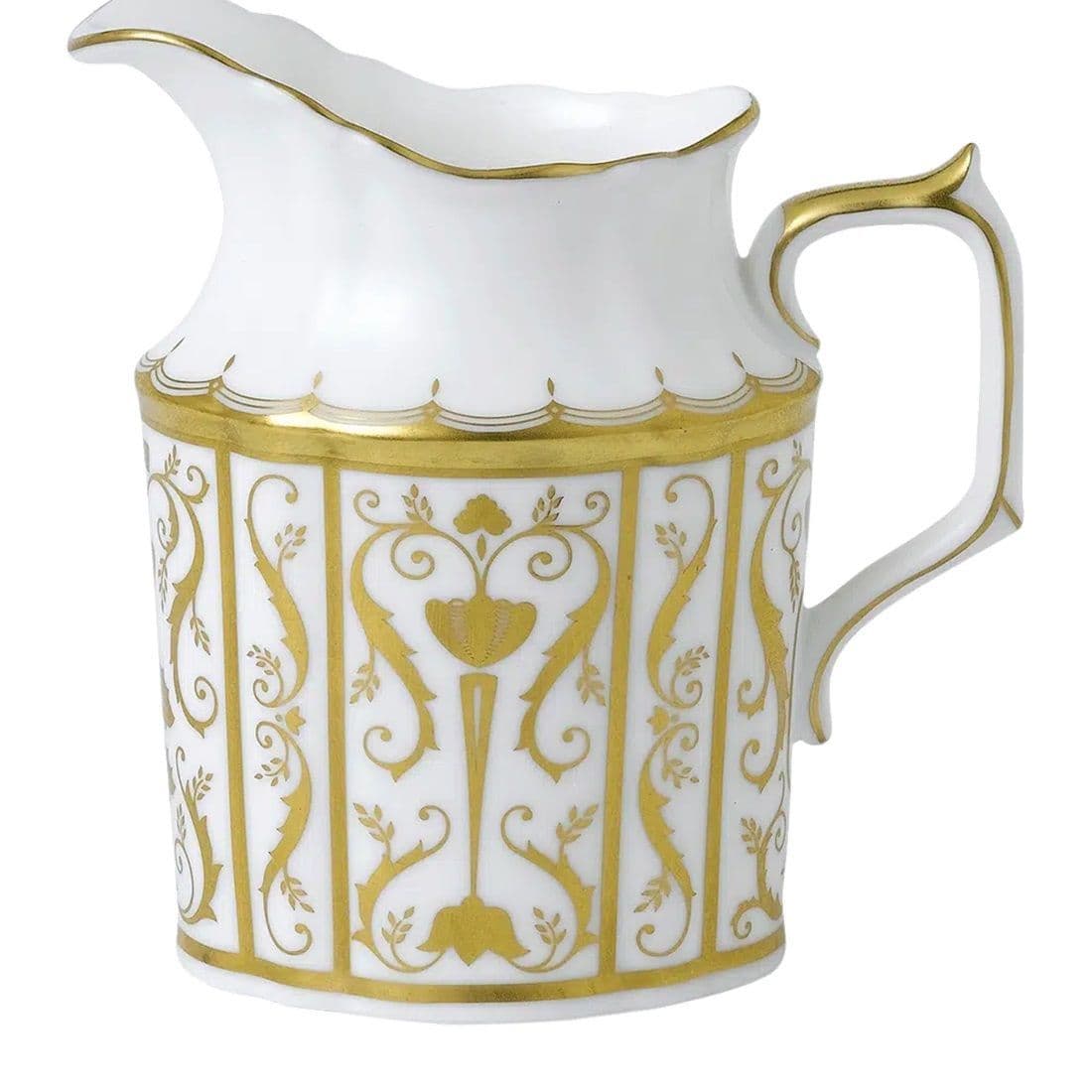 royal crown derby darley abbey white cream milk jug - Charterwells