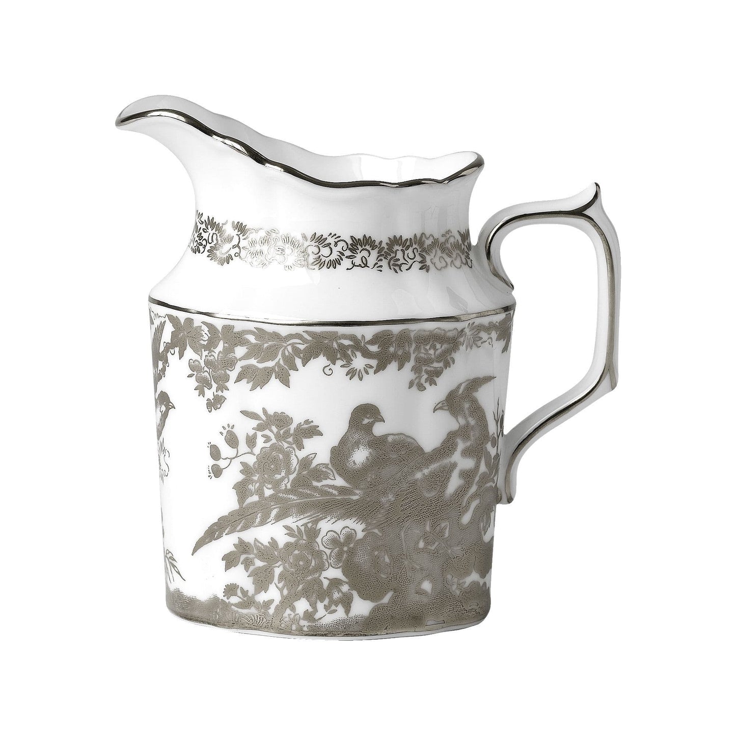 royal crown derby palladium aves cream milk jug - Charterwells