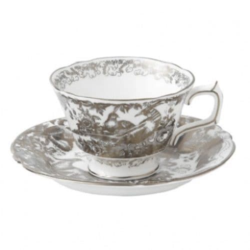 royal crown derby platinum aves tea cup - Charterwells