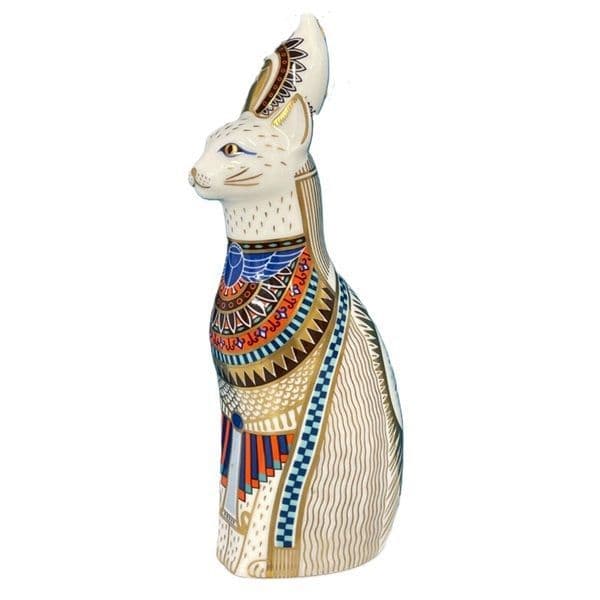 Royal Crown Derby Royal Cat Paperweight : Egyptian Charterwells