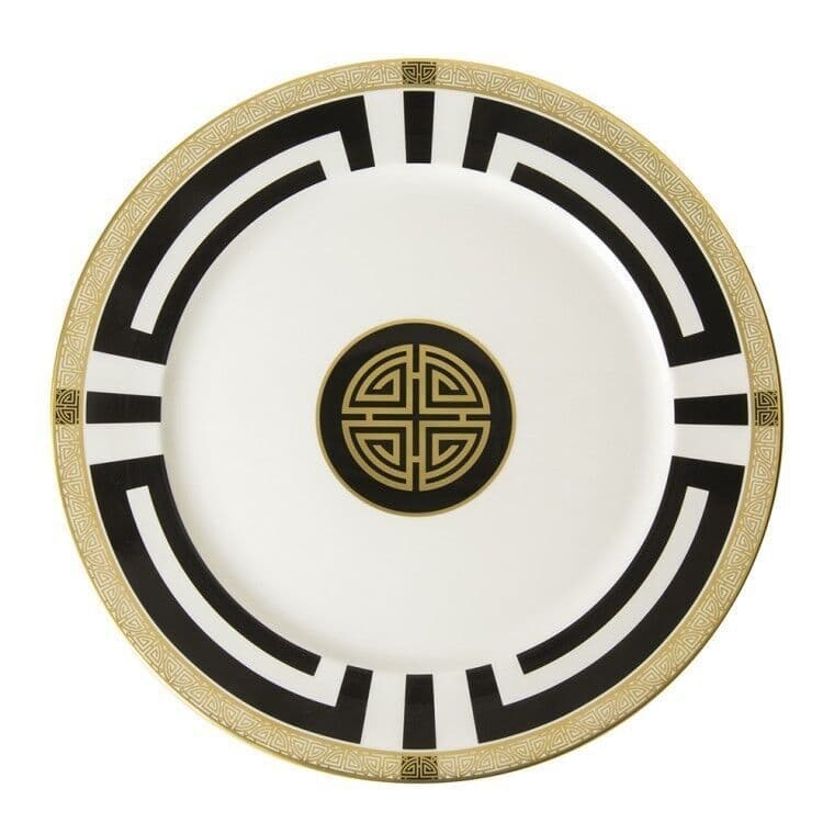 royal crown derby satori black 12 service plate - Charterwells