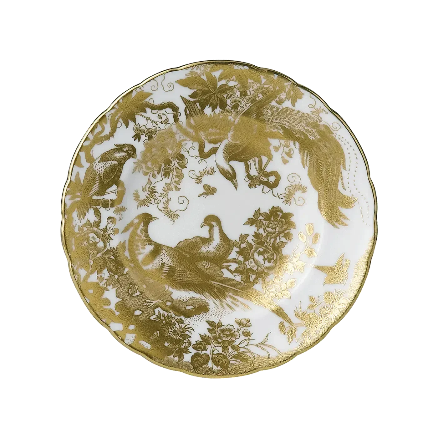 royal crown derby gold aves 6 side plate - Charterwells