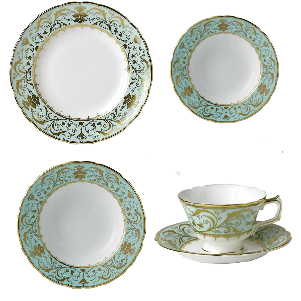 Royal Crown Derby Darley Abbey 20pc Dinner Set Charterwells