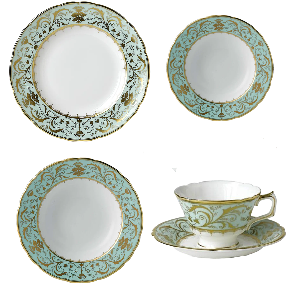 Royal Crown Derby Darley Abbey 20pc Dinner Set Charterwells