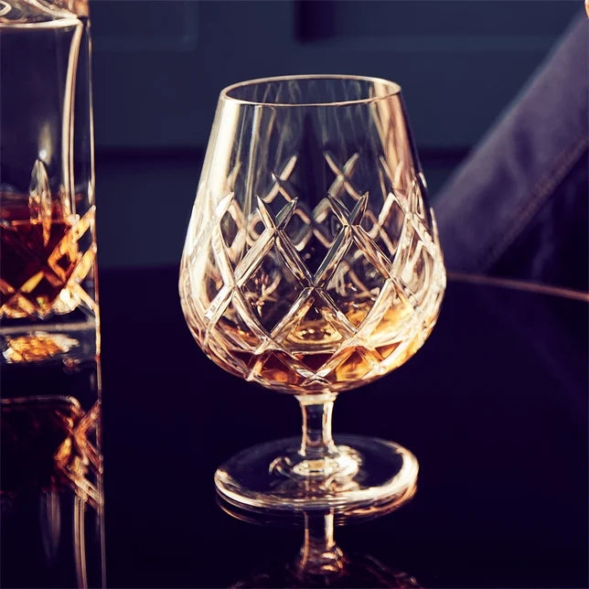 Waterford Crystal Olann Connoisseur Brandy Balloon Glasses Set of 2