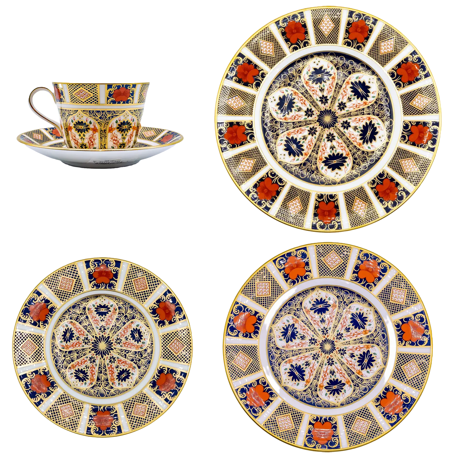 Royal Crown Derby Imari 1128 30pc Dinner Set (1) - 1st Quality Charterwells