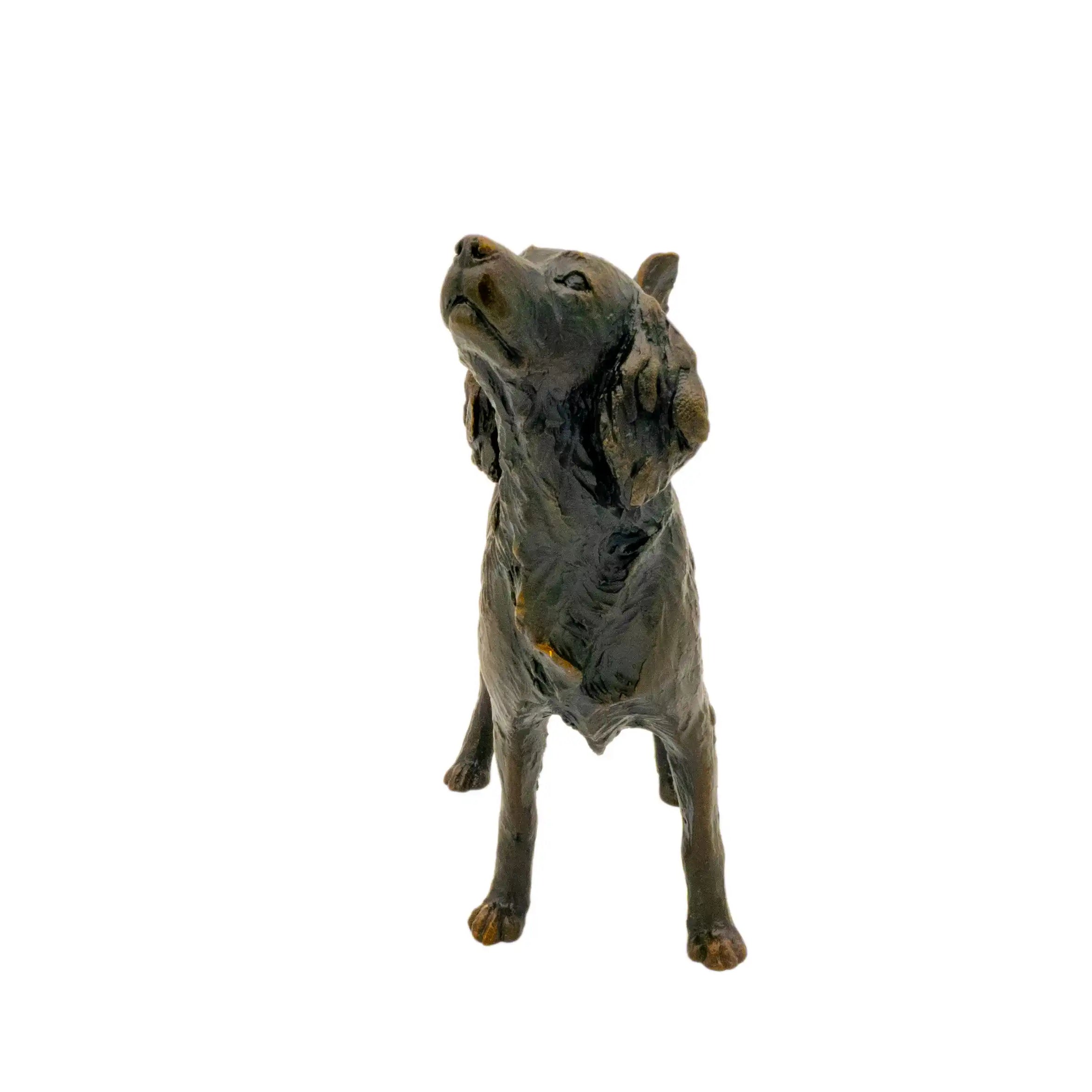 Richard Cooper Bronze Medium Springer Spaniel Figurine Dog Sculpture Charterwells