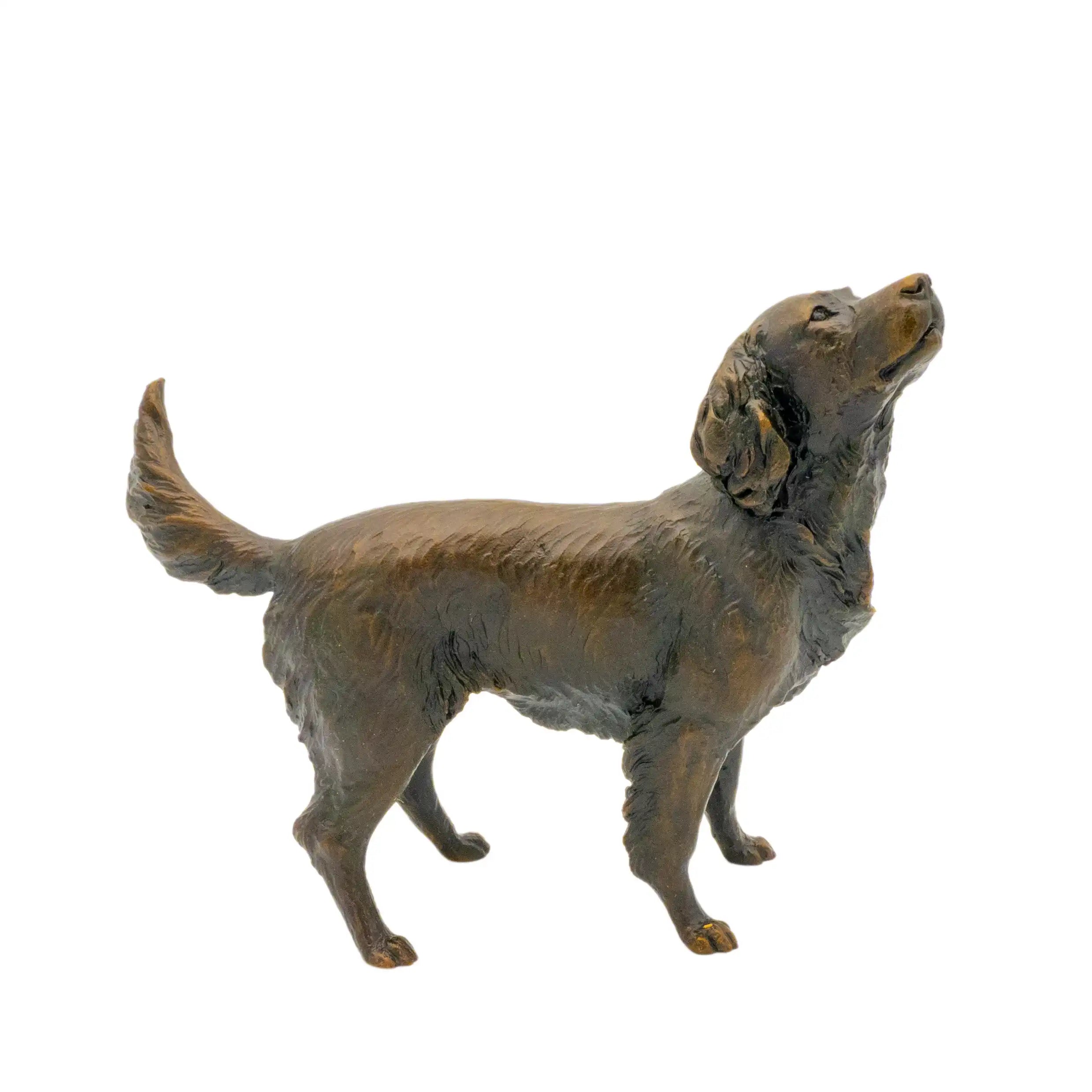Richard Cooper Bronze Medium Springer Spaniel Figurine Dog Sculpture Charterwells