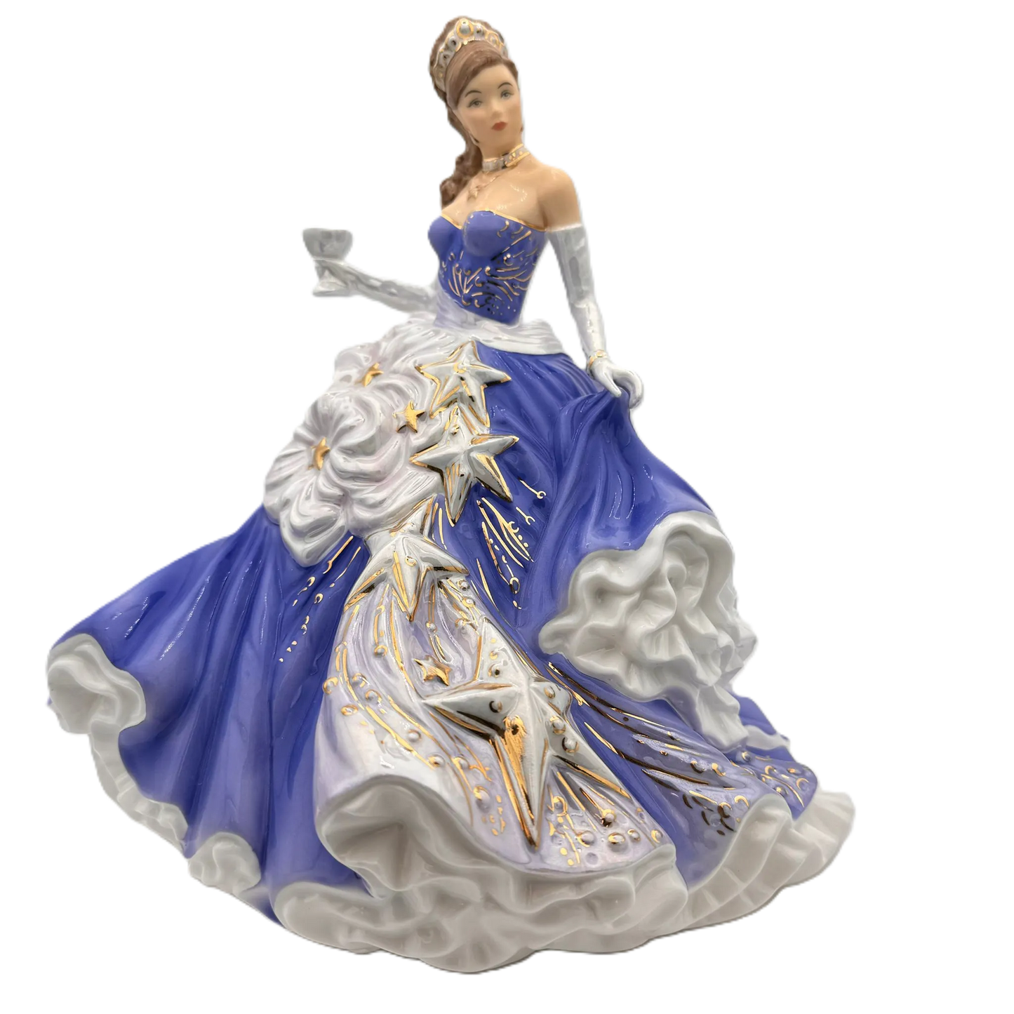 English Ladies Congratulations Sapphire Figurine