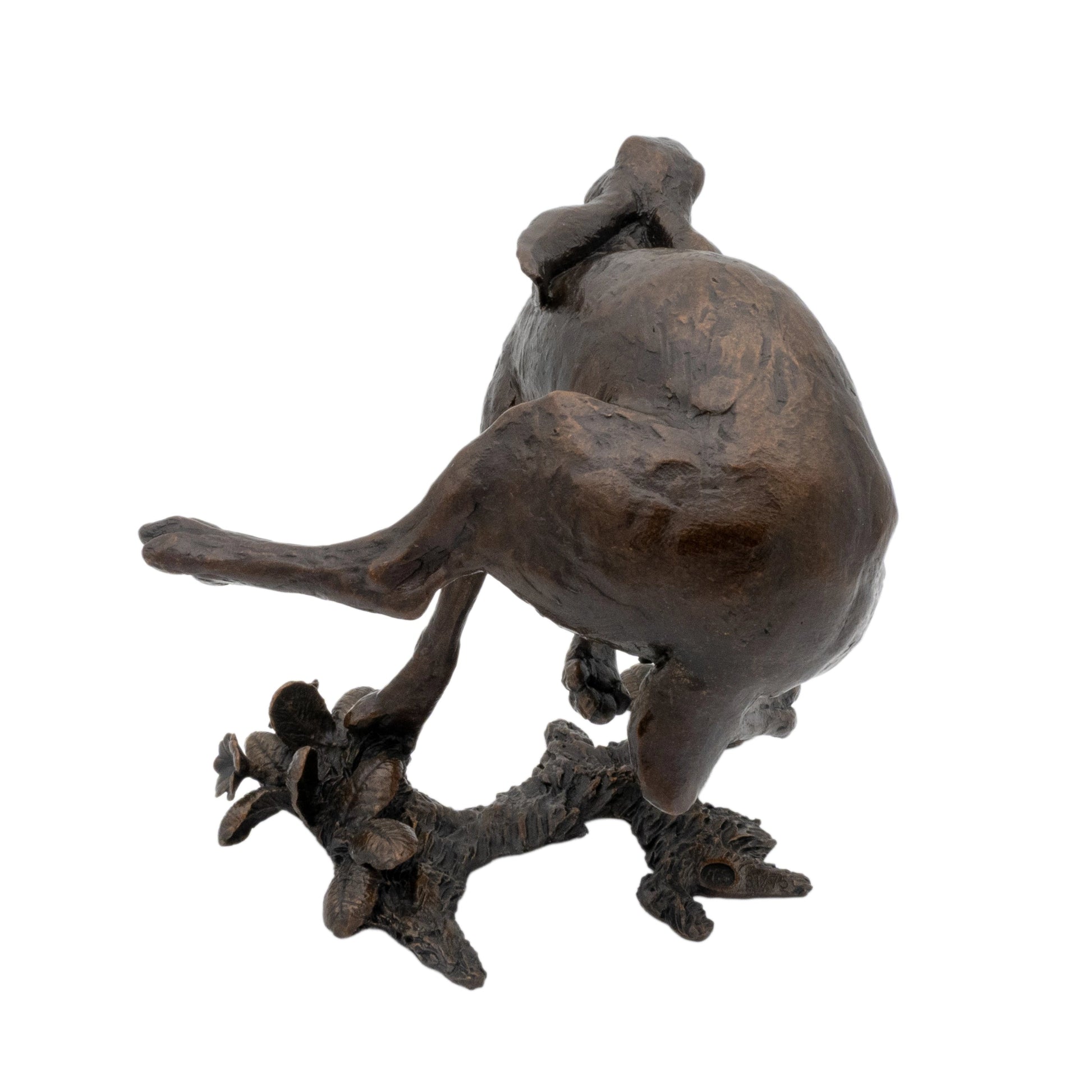 Richard Cooper Bronze Full Tilt Hare Running Figurine Charterwells