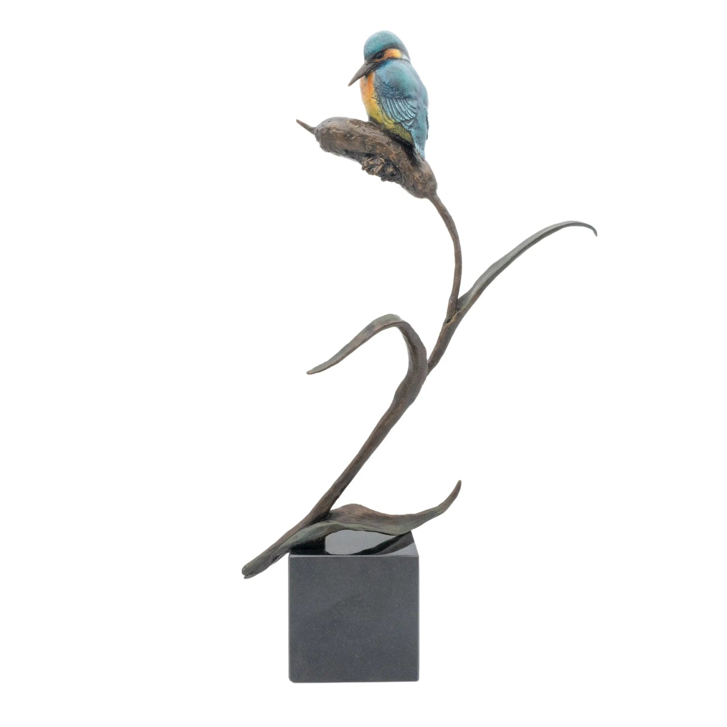 Richard Cooper Bronze Hand Painted Kingfisher Figurine Charterwells