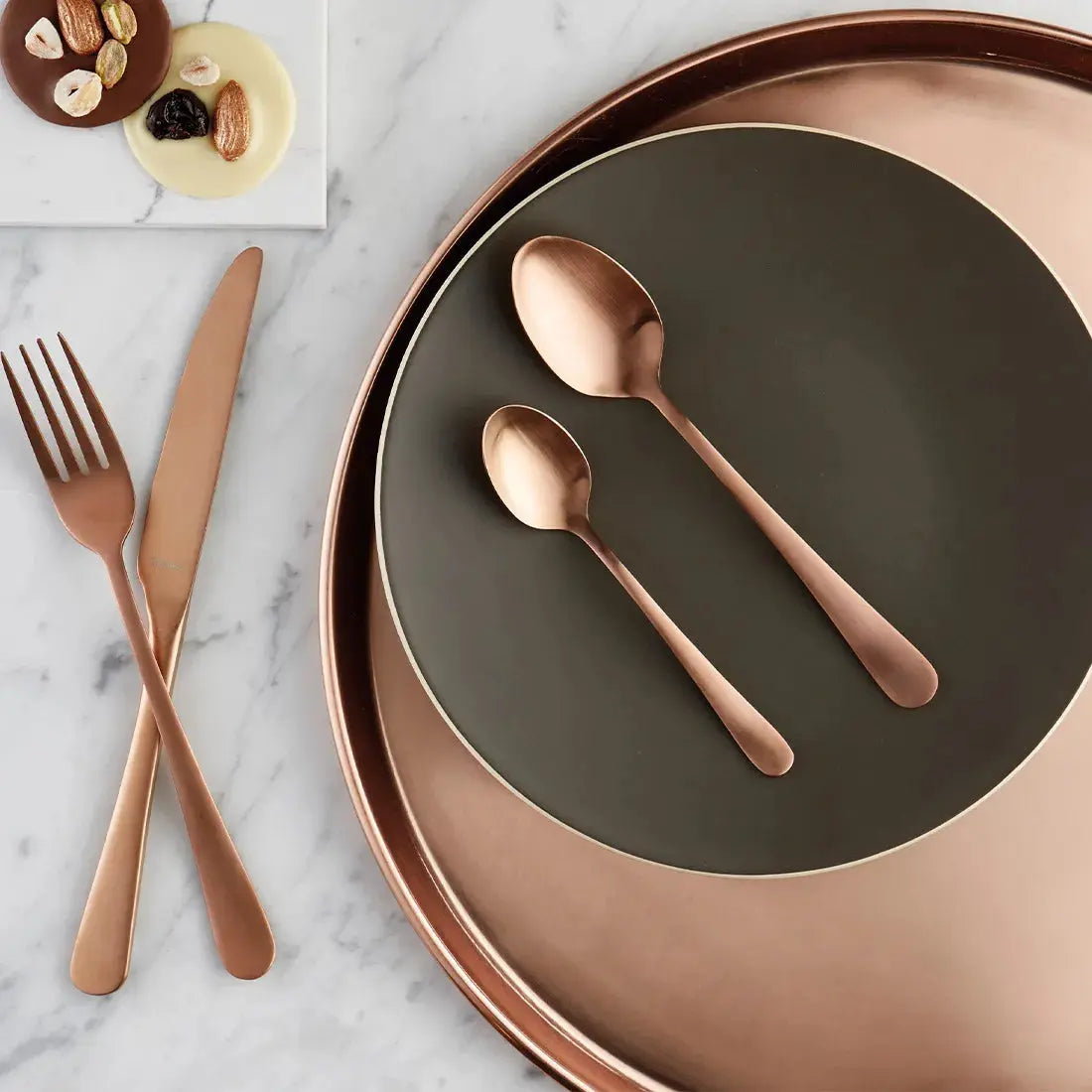 austin 24 pcs matt cutlery set - Charterwells