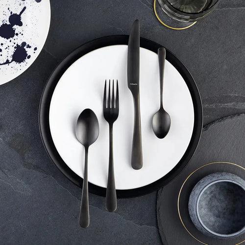 austin 24 pcs matt cutlery set - Charterwells