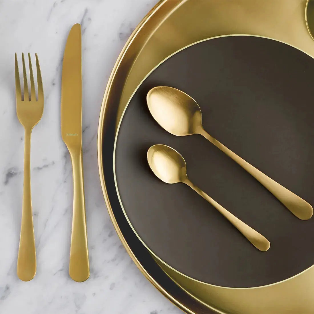 austin 24 pcs matt cutlery set - Charterwells