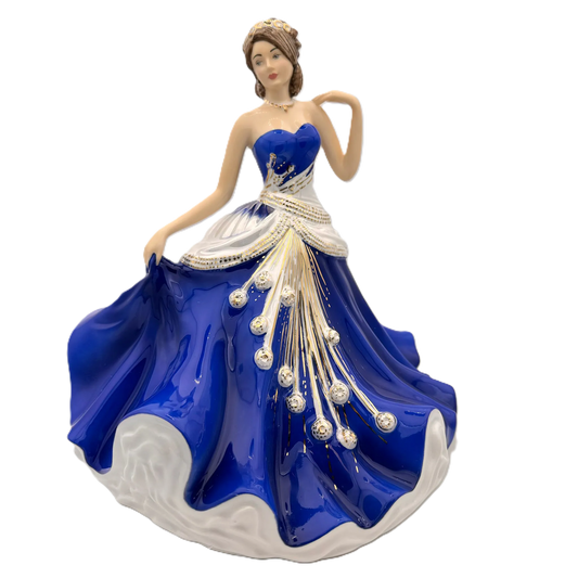 English Ladies Going to the Ball : Midnight Figurine