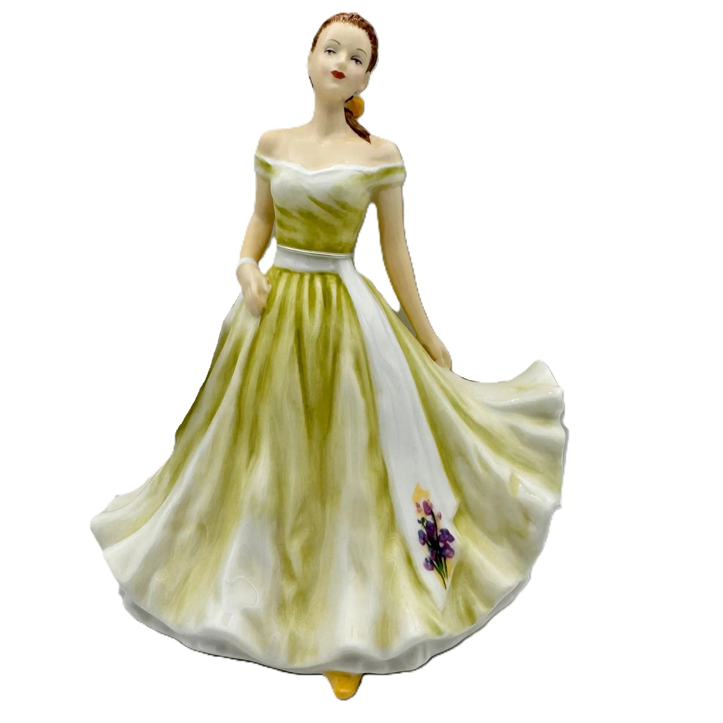 English Ladies April (Sweet Pea) Figurine