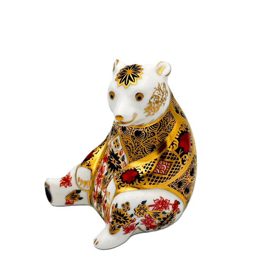 Royal Crown Derby Imari Honey Bear Paperweight Charterwells