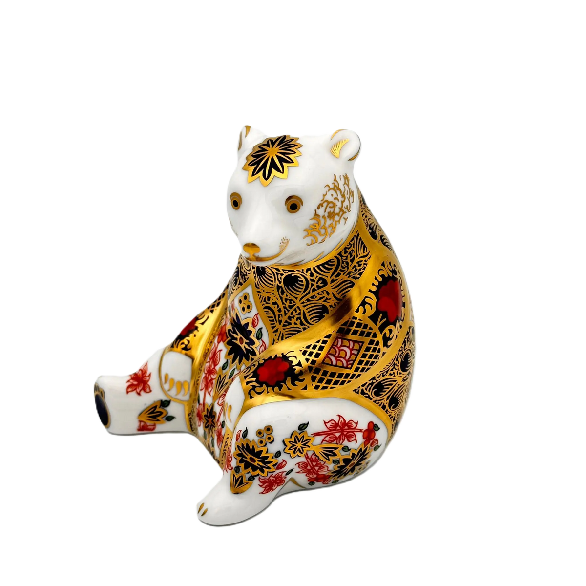 Royal Crown Derby Imari Honey Bear Paperweight Charterwells