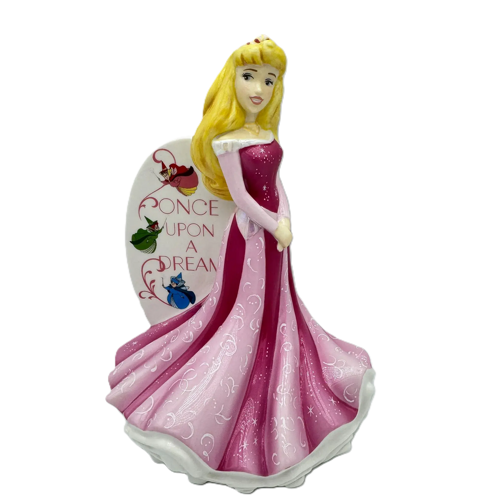 english ladies disney sleeping beauty princess aurora flatback figurine - Charterwells