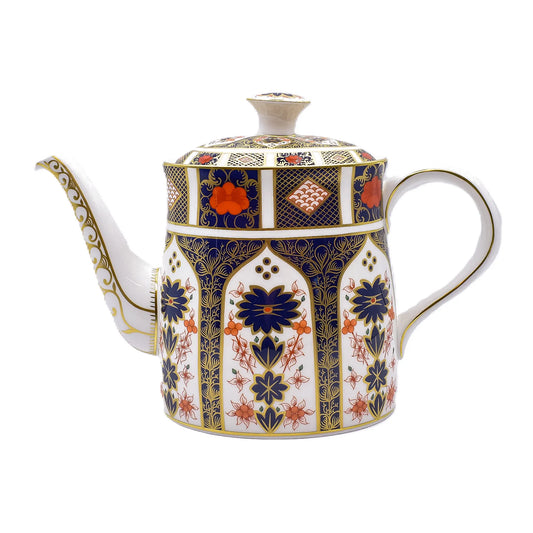 royal crown derby imari 1128 large teapot - Charterwells