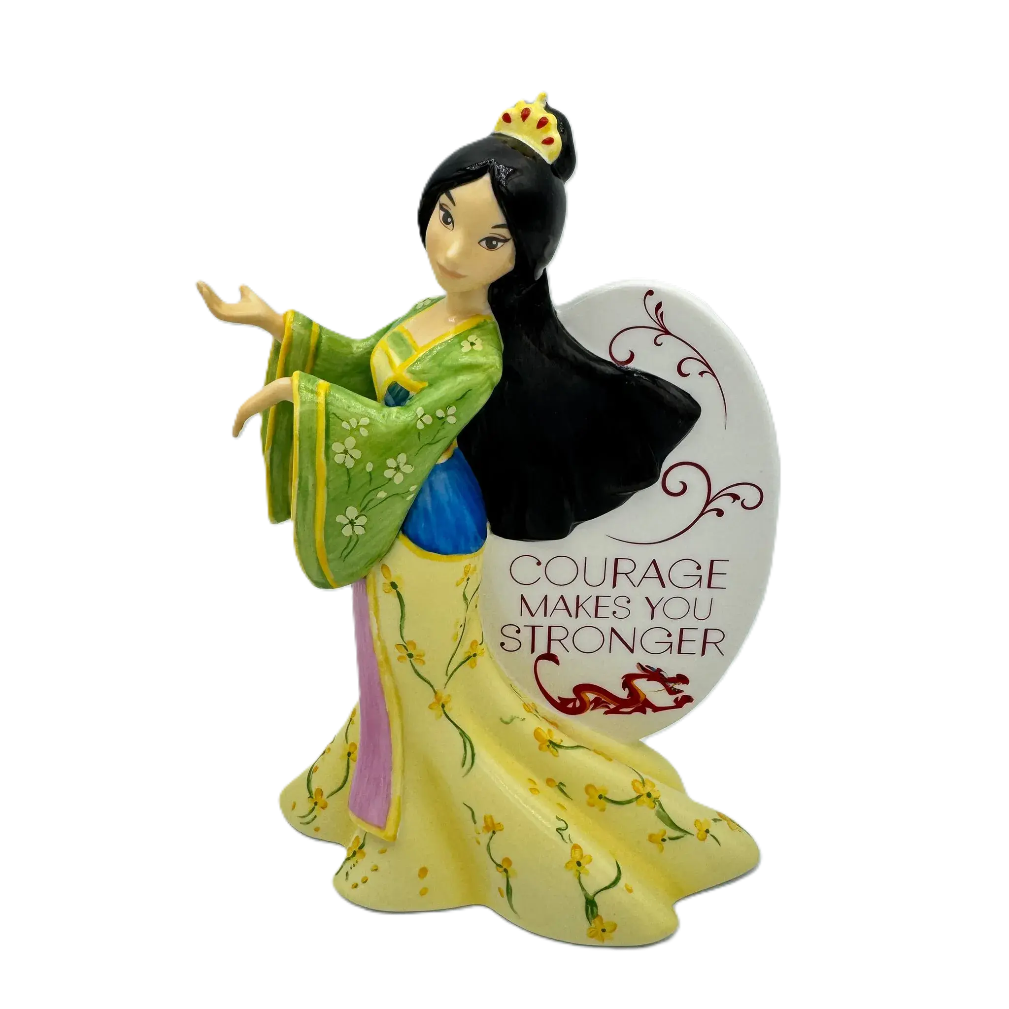 english ladies disney princess mulan flatback figurine - Charterwells