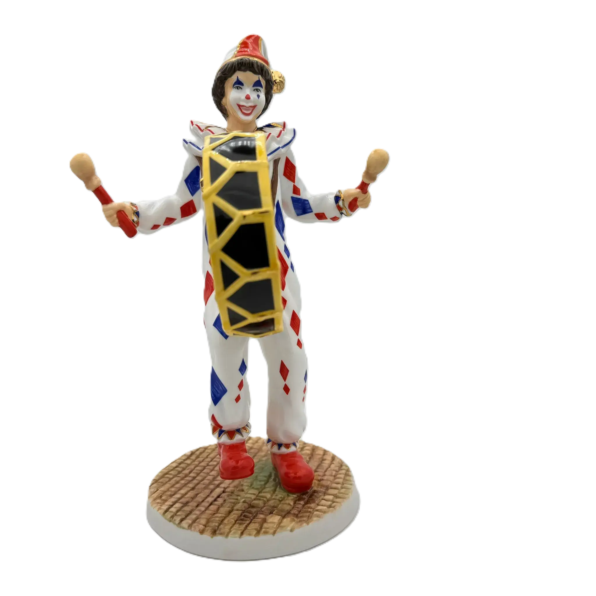 english ladies drummer figurine - Charterwells