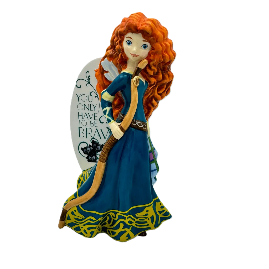 english ladies disney brave princess merida flatback figurine - Charterwells