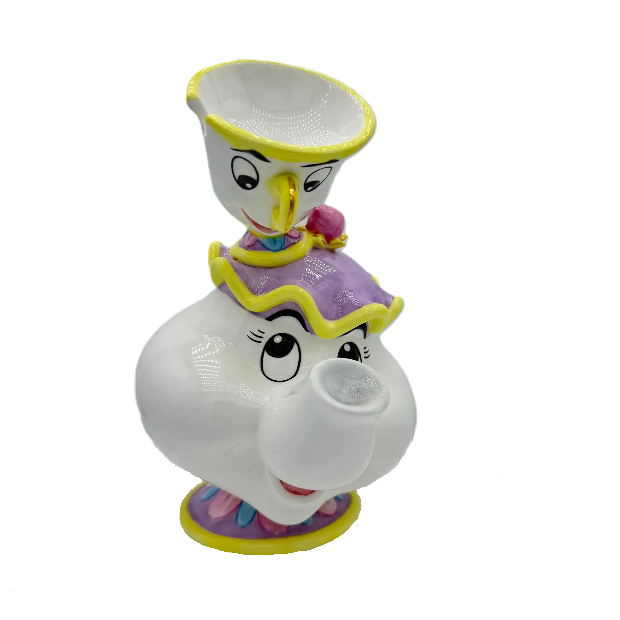 english ladies disney beauty the beast mrs potts chip figurine - Charterwells